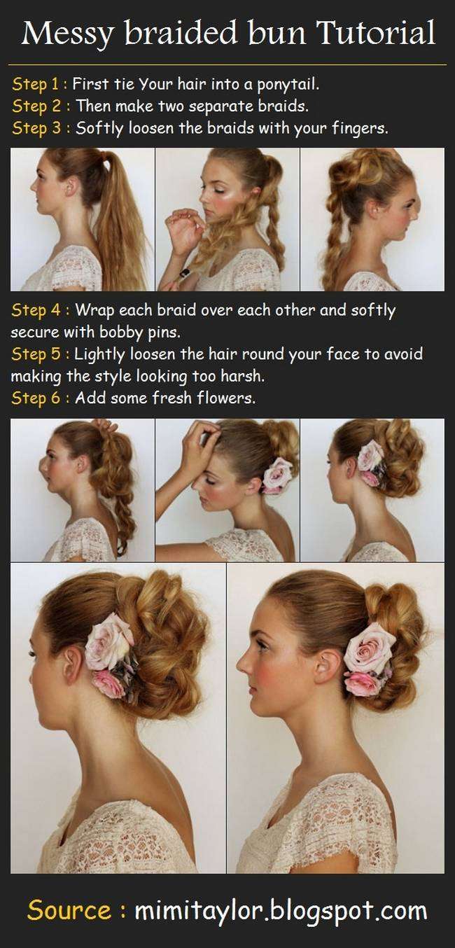 20 Amazing Step by Step Bun Hairstyles